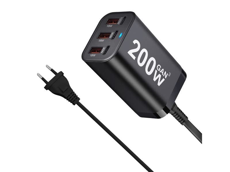 200W GaN 多口充电器